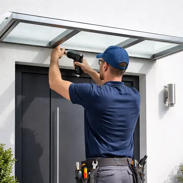 Allmendinger Vordächer Montage